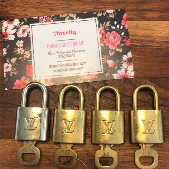 Louis Vuitton Accessories - LV lock andkeys 3 sets